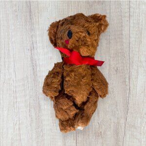 Vtg 70s Dakin Teddy Bear Jointed San Francisco Made in Poland Small 7" Plush